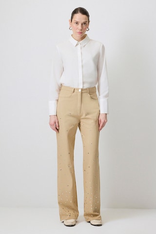 Regular Pantalon chino Touche Prive en beige