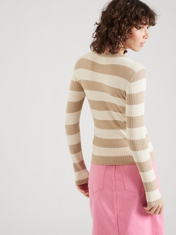 Pull-over 'PLUM' JDY en beige