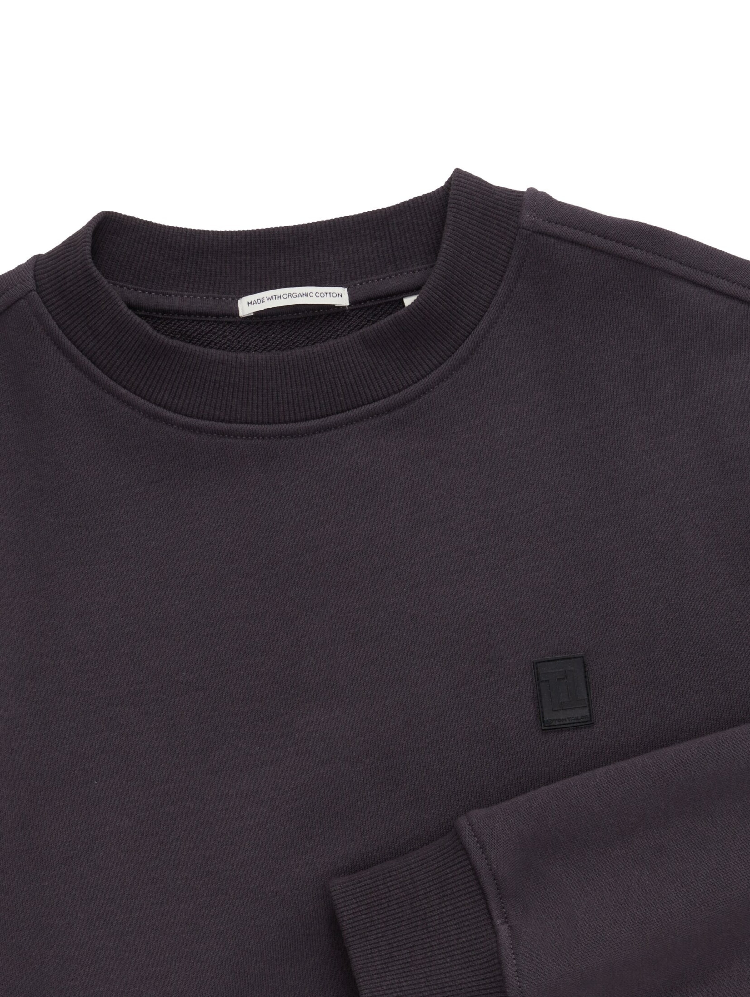 TOM TAILOR Μπλούζα φούτερ σε γκρι