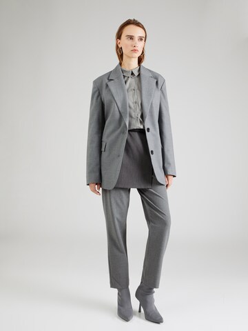 JDY Regular Trousers 'SIENNA' in Grey