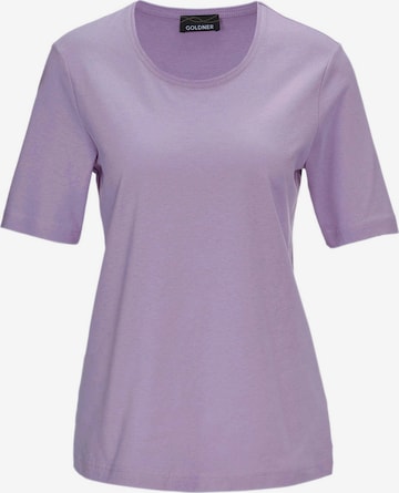 T-shirt Goldner en violet : devant