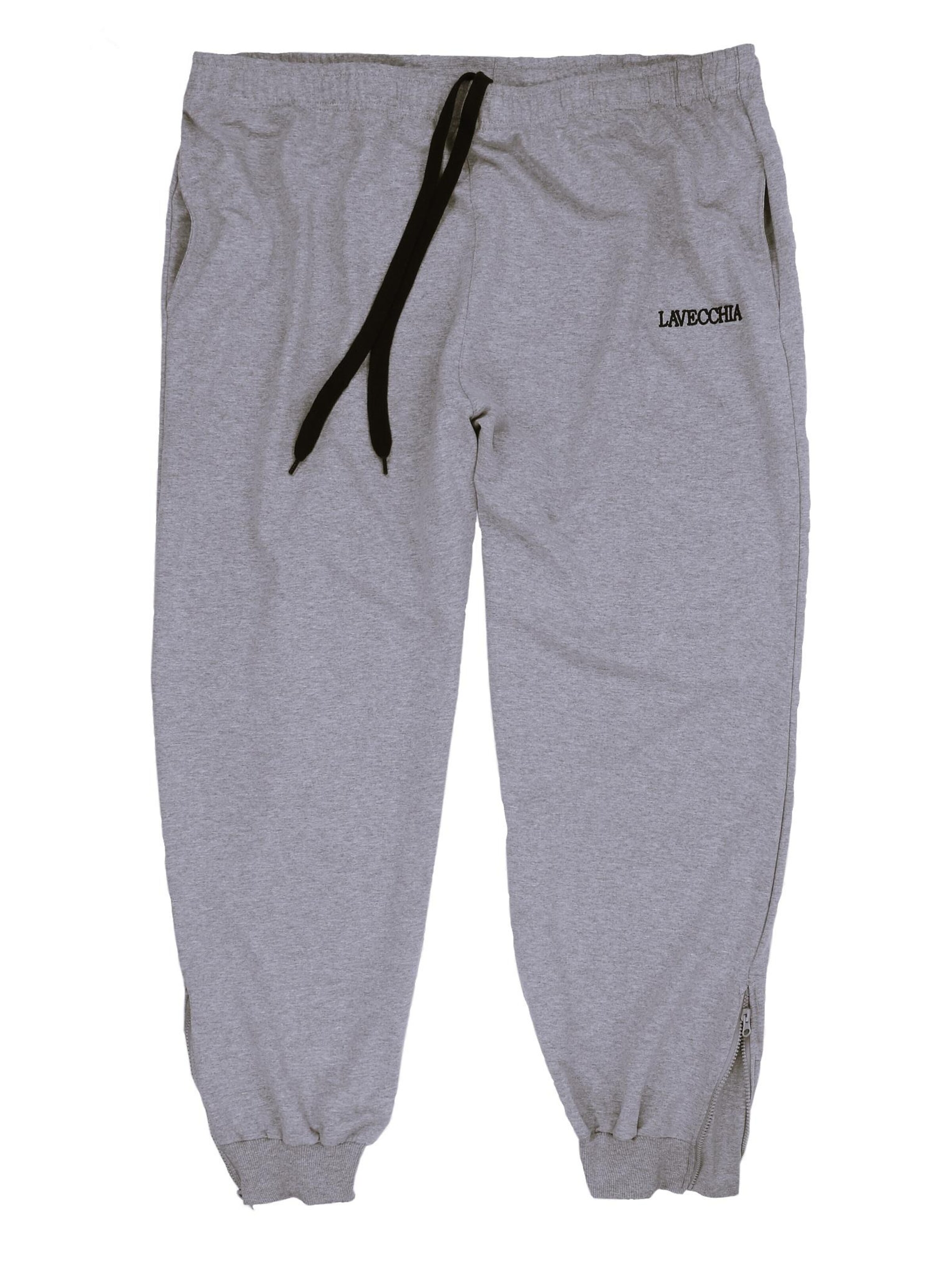 Lavecchia Workout Pants 'LV-2018' in Grey: front