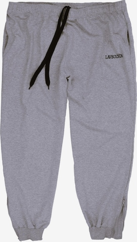Lavecchia Tapered Workout Pants 'LV-2018' in Grey: front
