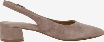 TAMARIS Γόβες slingback σε μπεζ