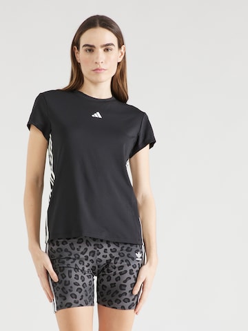 ADIDAS PERFORMANCE - Camisa funcionais em preto: frente