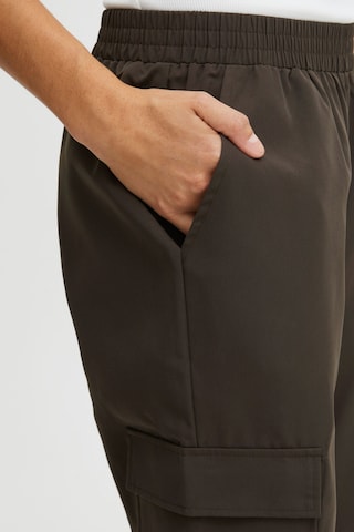 ICHI Regular Pants in Brown