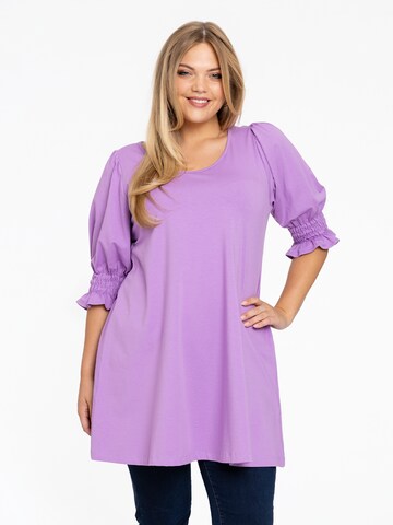 Yoek Tunic in Purple: front