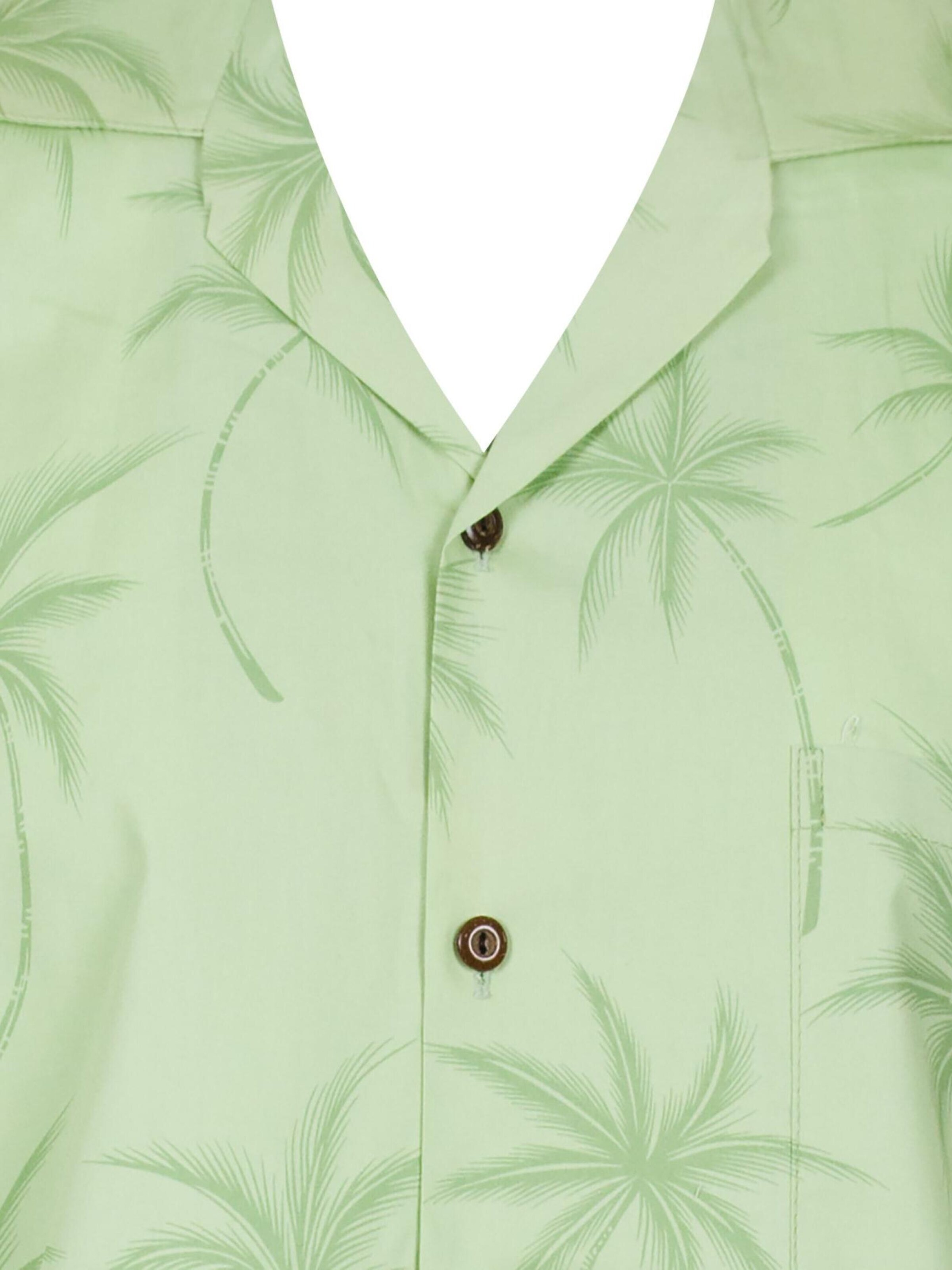 Coupe regular Chemise 'Palmshadow' KY's en vert