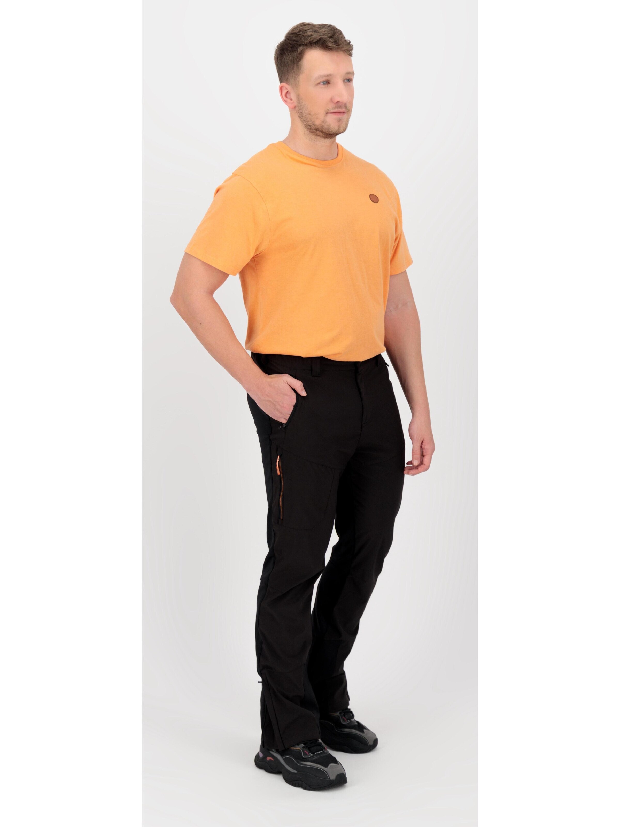 KILLTEC Slim fit Weatherproof pants 'KOW 48' in Brown