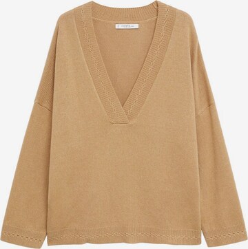 Pullover di MANGO in beige: frontale