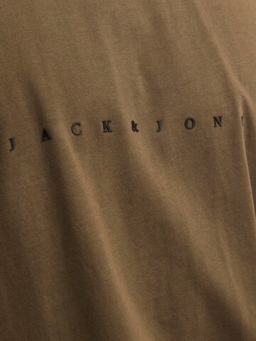 JACK & JONES Skjorte 'STAR' i brun