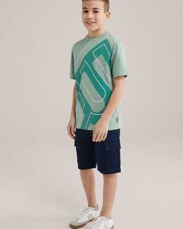 T-Shirt WE Fashion en vert
