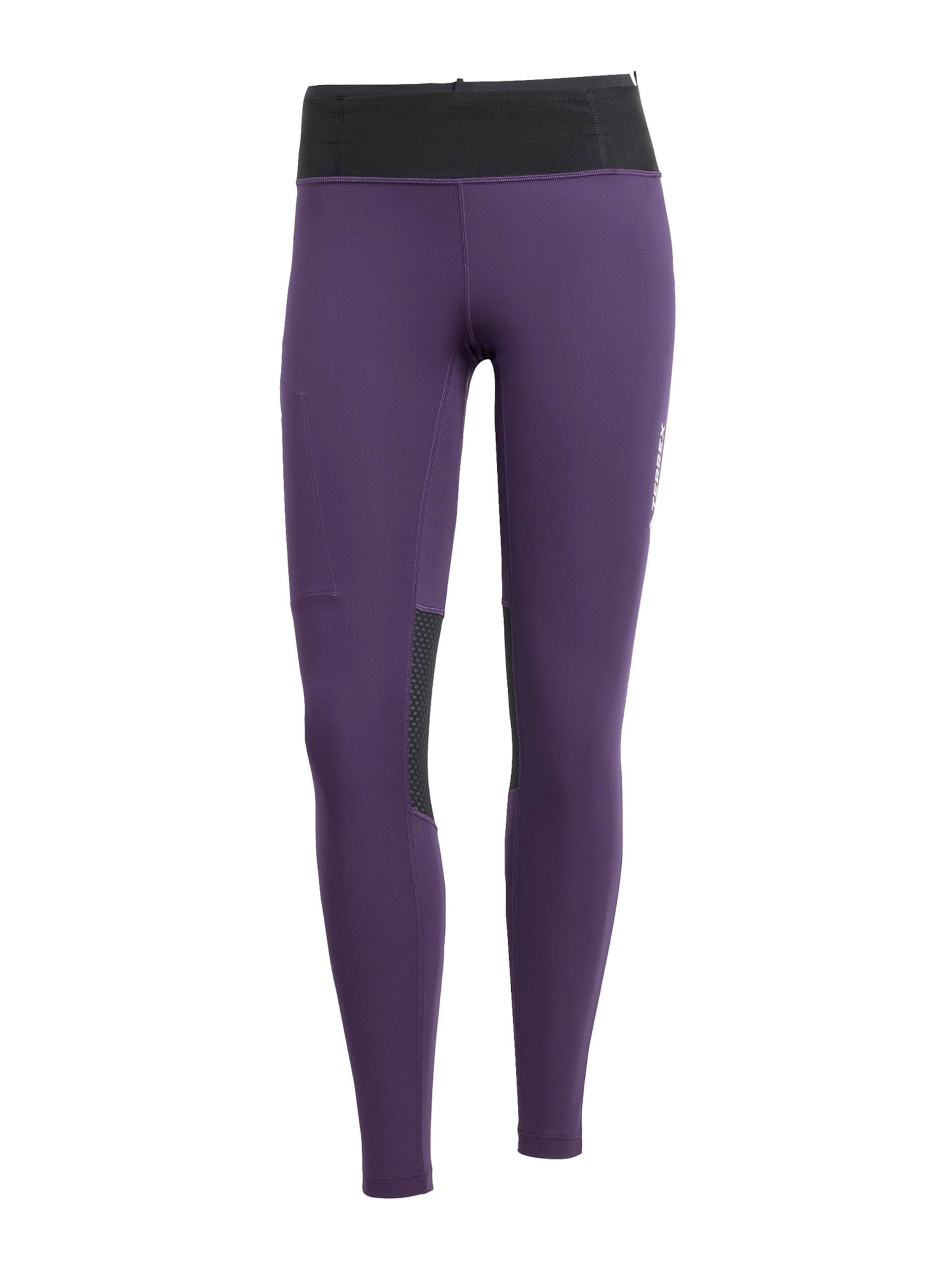 Skinny Pantalon outdoor 'XPR' ADIDAS TERREX en violet : devant