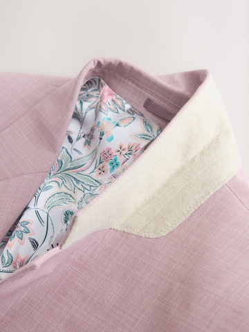 Coupe regular Veste de costume Next en rose