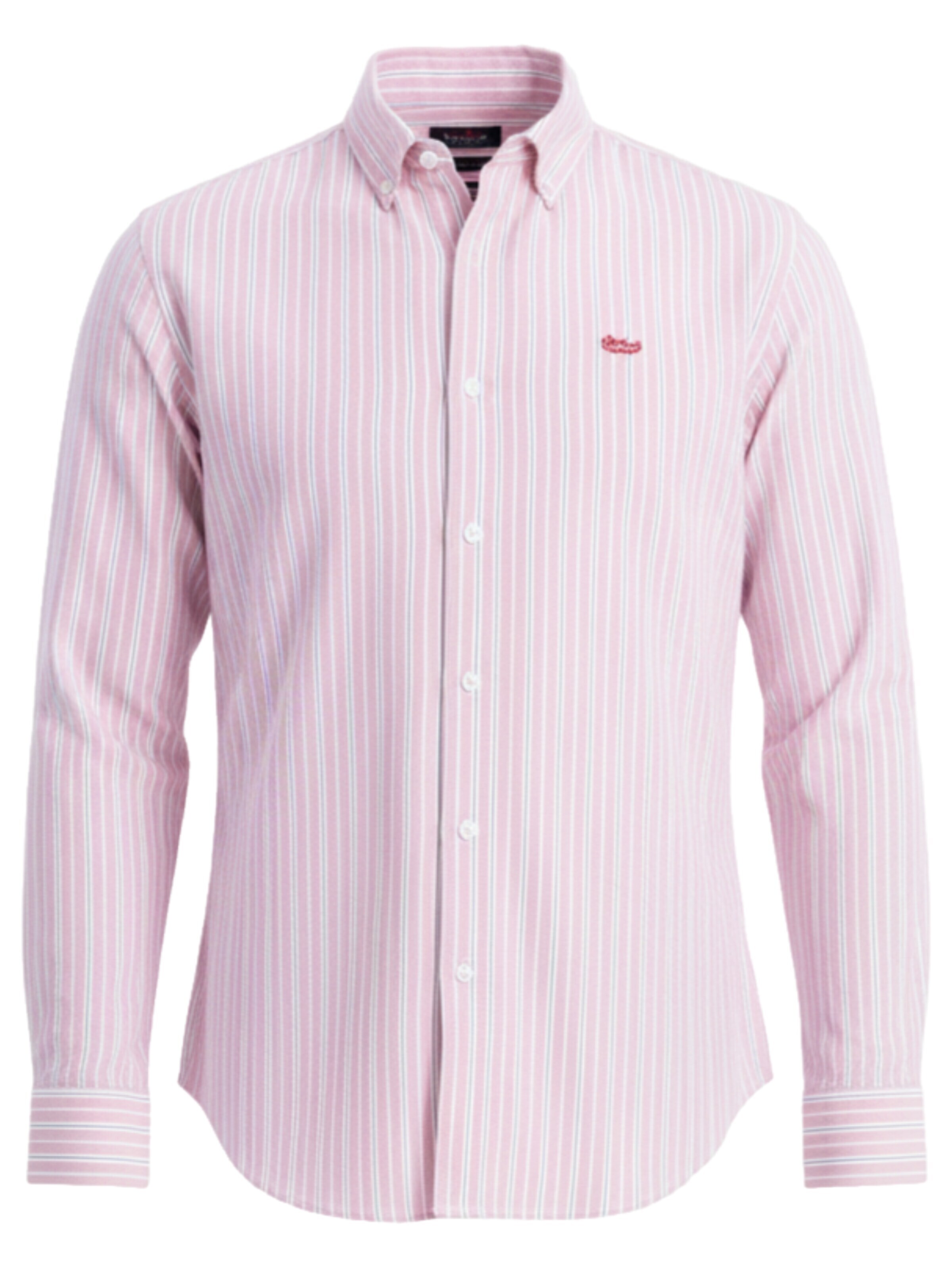 Ombre Button Up Shirt in Pink: front