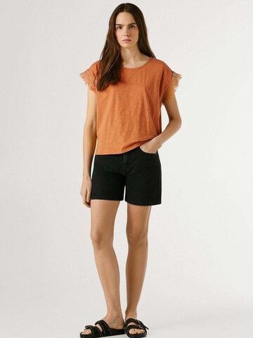 T-shirt 'Nain' Pepe Jeans en beige