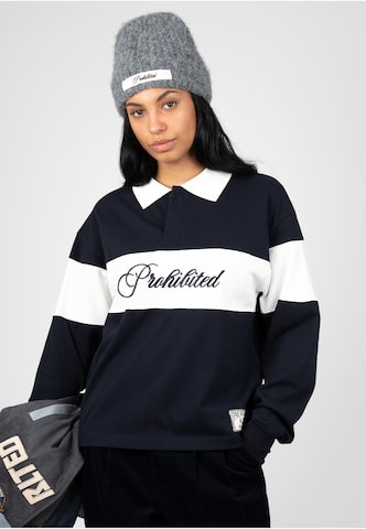 Sweat-shirt 'Back In The Days' Prohibited en bleu