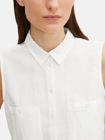 TOM TAILOR - Blusa en blanco