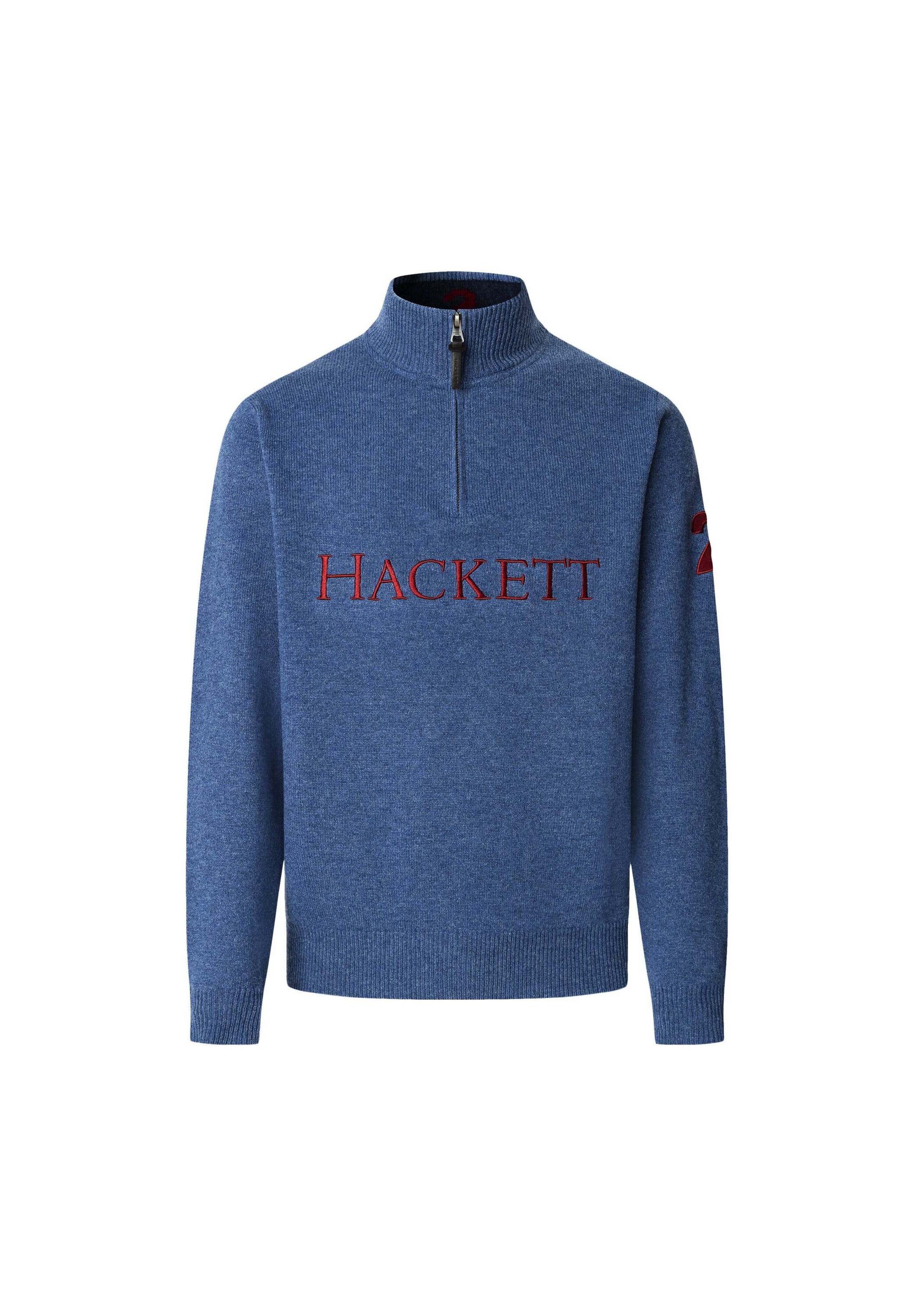 Hackett London Trui 'Heritage NO.2 ' in Blauw: voorkant