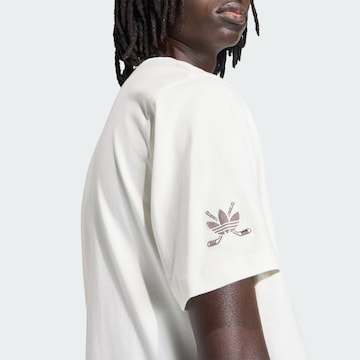T-Shirt 'Hockey-Bär' ADIDAS ORIGINALS en blanc