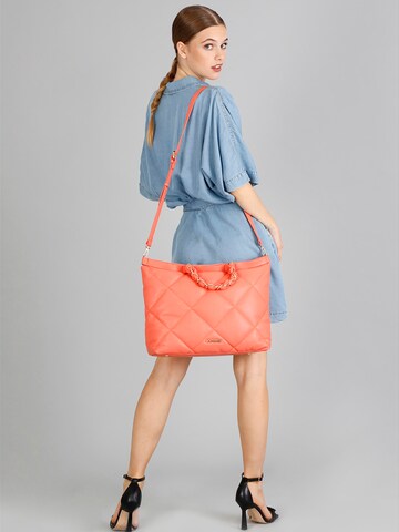 CAFè NOIR Pouch in Orange: front