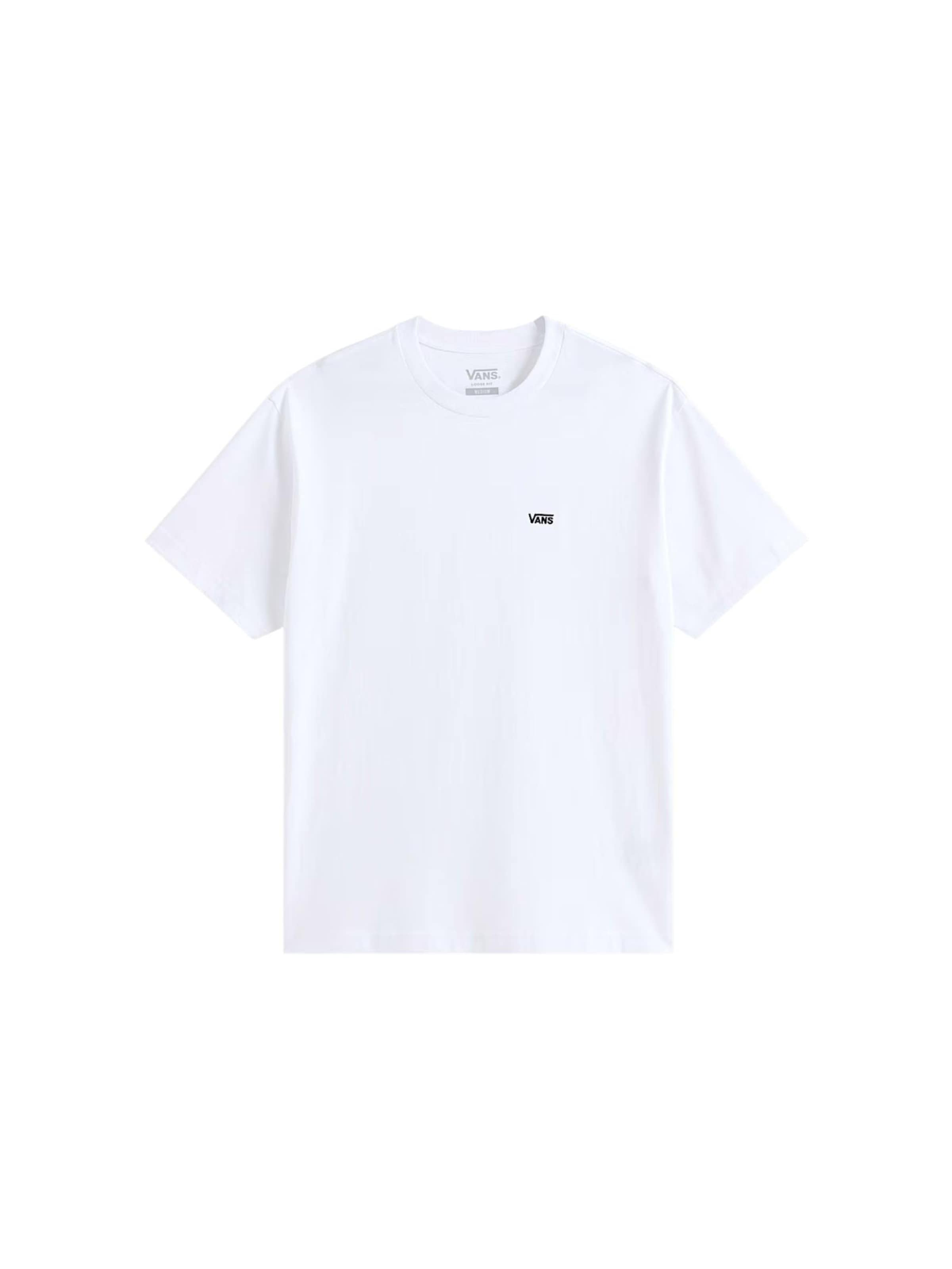 VANS Shirt 'VANS LEFT CHEST LOOSE SS T-SHIRT' in Wit: voorkant