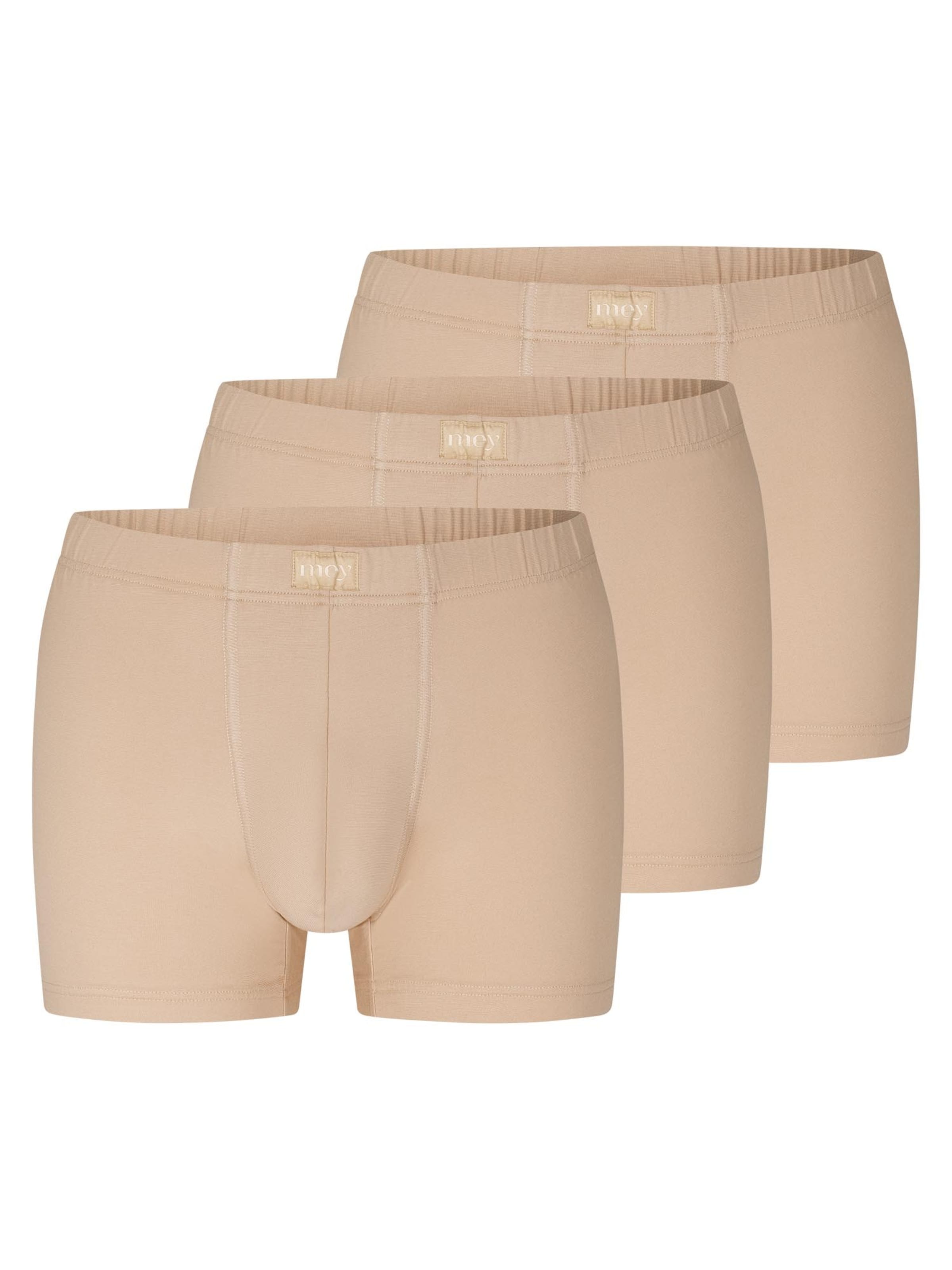 Mey Boxershorts 'Softball' in Beige: voorkant