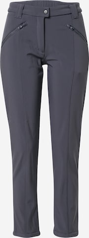 CMP Slimfit Outdoorbroek in Grijs: voorkant