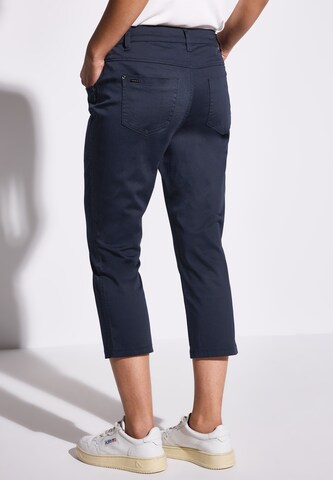STREET ONE Slimfit Hose in Blau