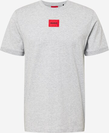 T-Shirt 'Diragolino212' HUGO en gris : devant