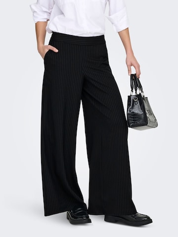 JDY - Pierna ancha Pantalón 'JDYAra' en negro: frente