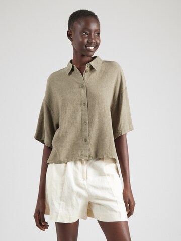 Camicia da donna 'VMLinn' di VERO MODA in verde: frontale