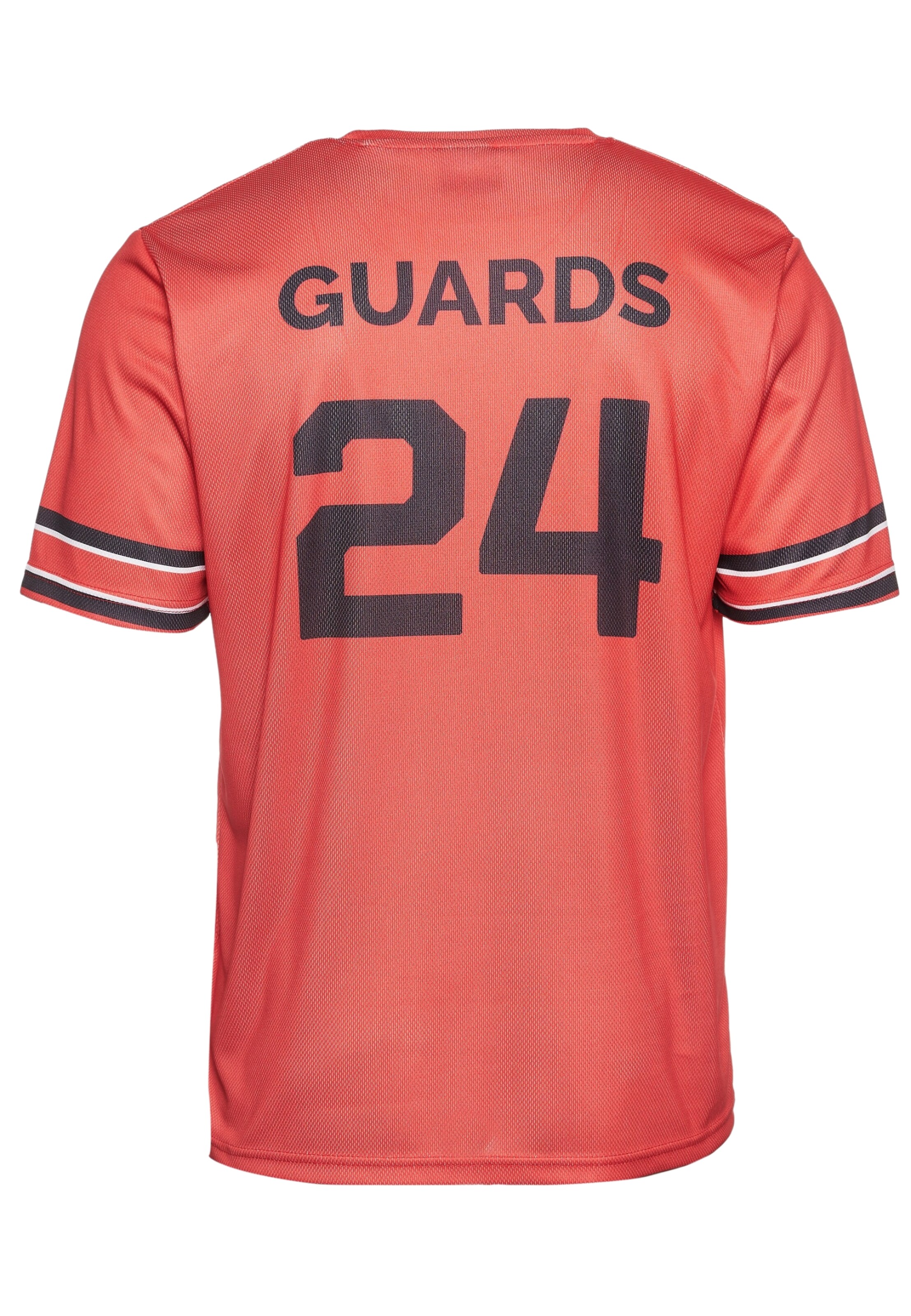 DEF T-Shirt 'DefShop x European League Of Football Helvetic Guards' in Rot