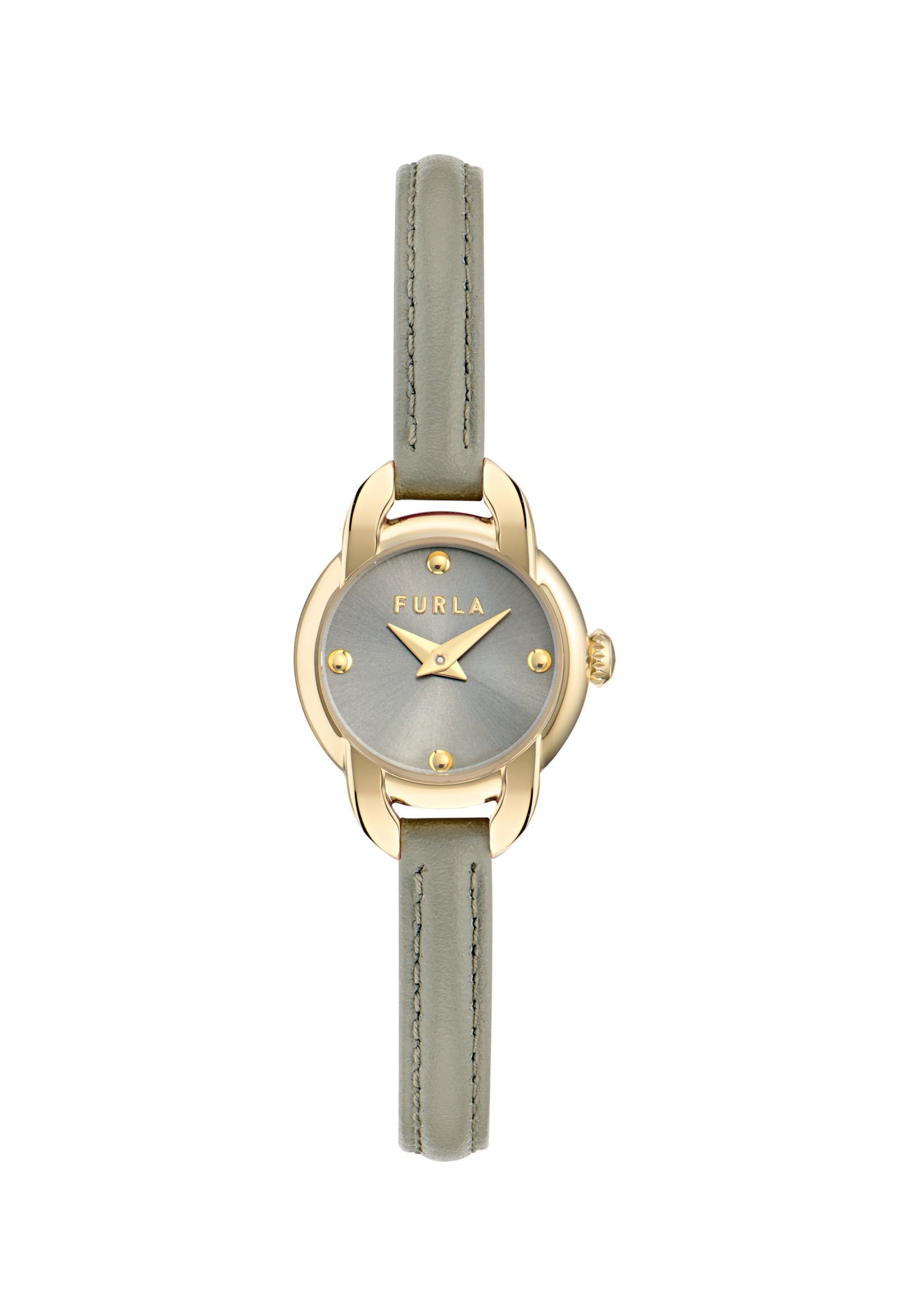 FURLA Analog Watch in Green: front