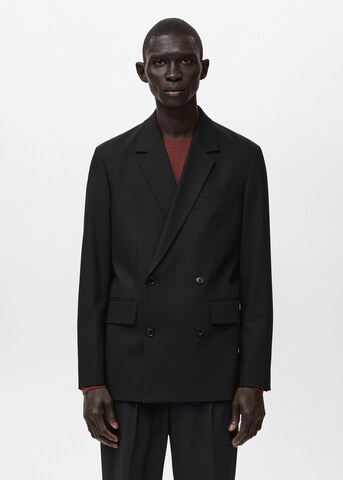 MANGO MAN Regular fit Suit Jacket in Black: front