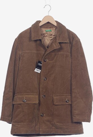 UNITED COLORS OF BENETTON Jacket & Coat in M in Brown: front