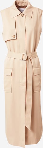 Calvin Klein - Abrigo de verano en beige: frente