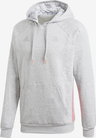 ADIDAS PERFORMANCE Athletic Sweatshirt in Grey: front