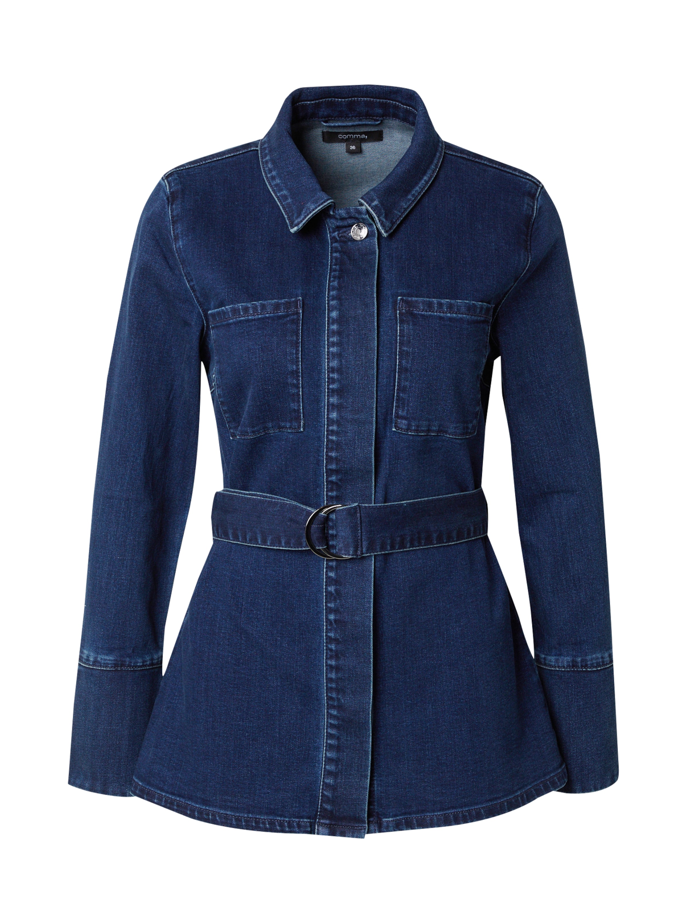 COMMA Kurtka przejściowa w kolorze niebieski: przód