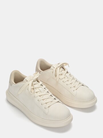 Pull&Bear Platform trainers in Beige