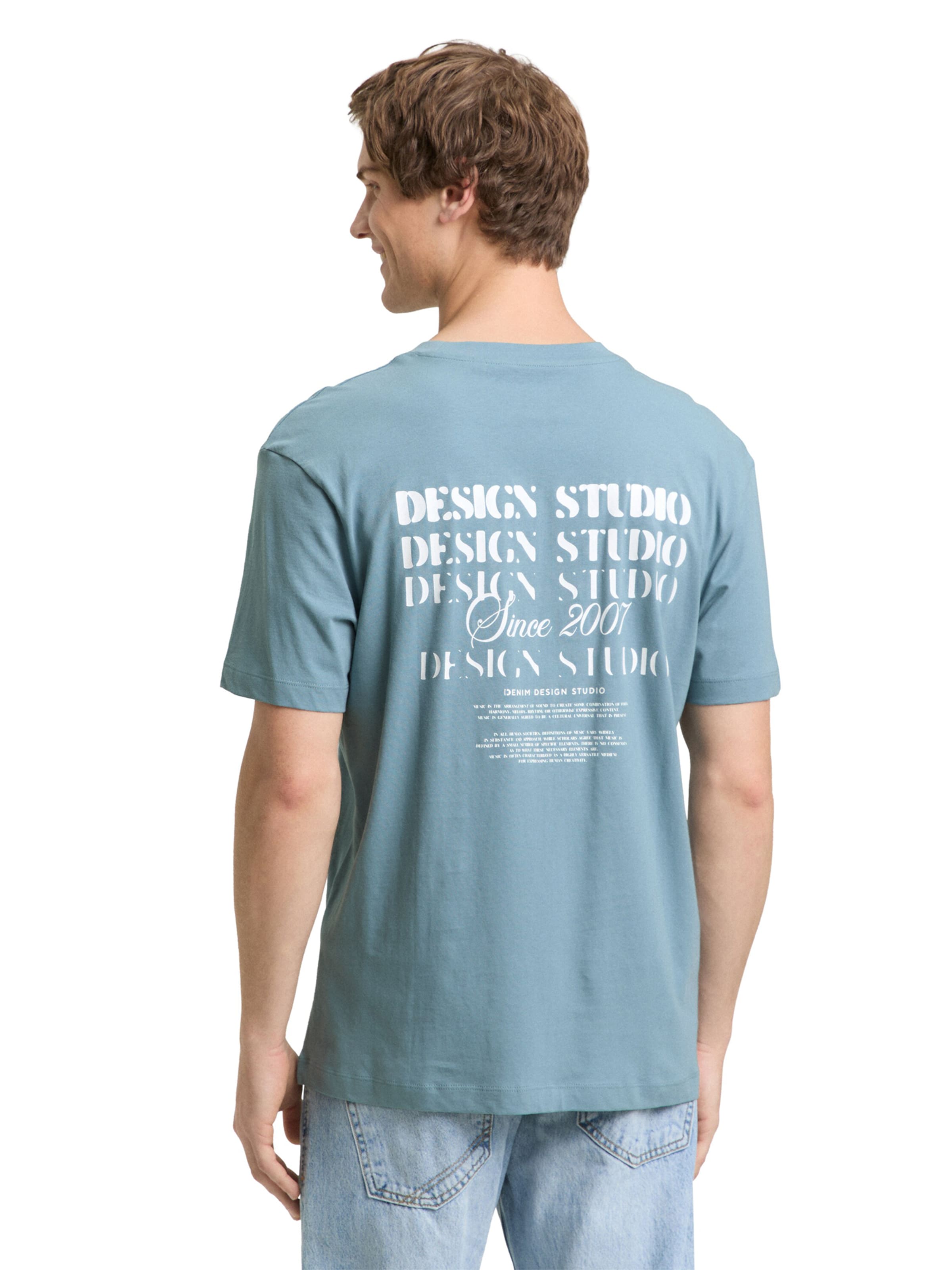 TOM TAILOR DENIM Shirt in Blauw: voorkant