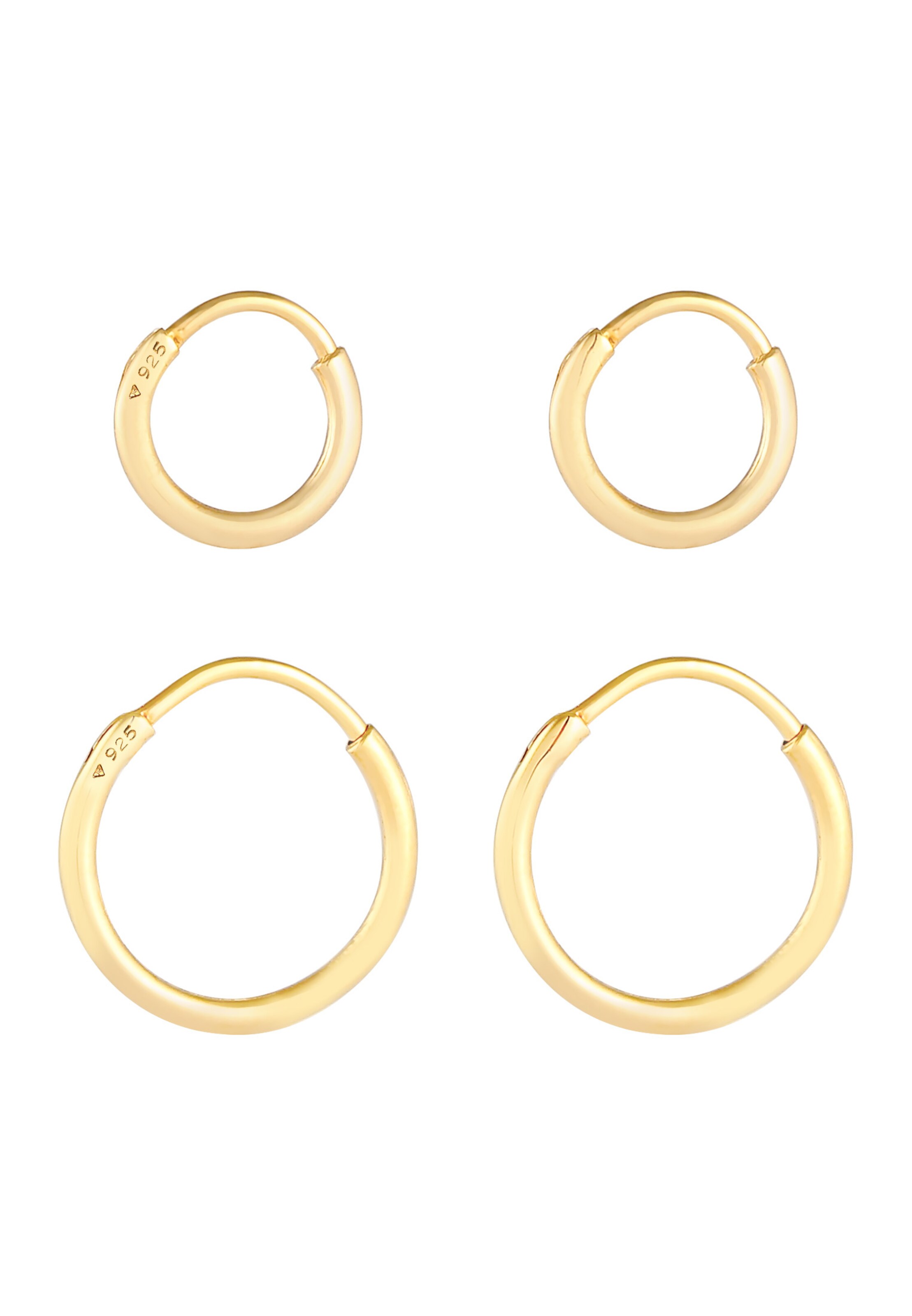 Boucles d'oreilles 'Creolen' KUZZOI en or