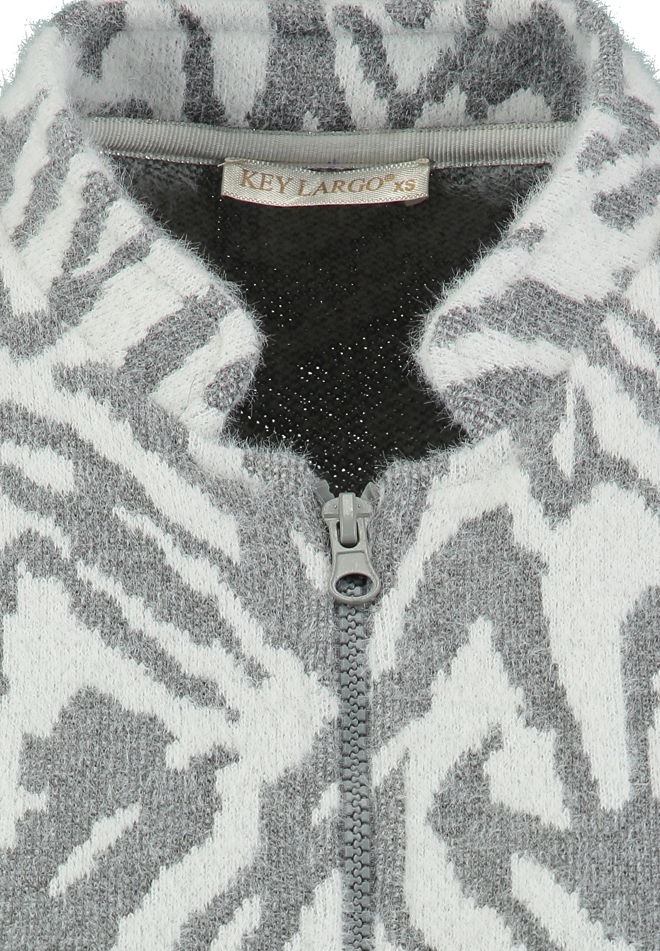 Key Largo Вязаная кофта 'Cosmic' в Серый