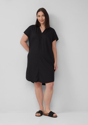 Robe-chemise s.Oliver en noir : devant
