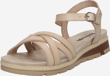 Refresh Sandals in Grey: front