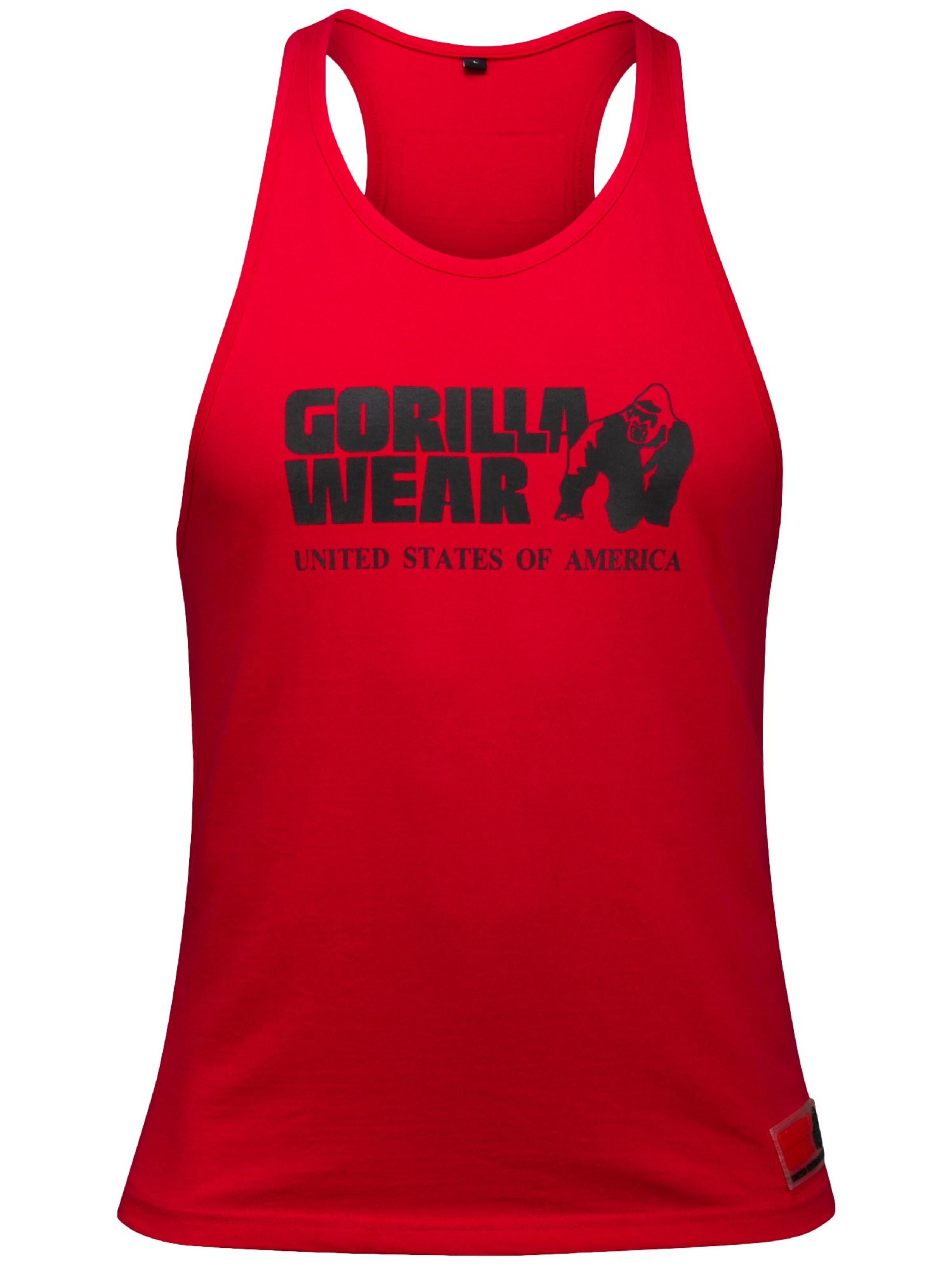 Maglia funzionale 'Classic ' di Gorilla Wear in rosso: frontale