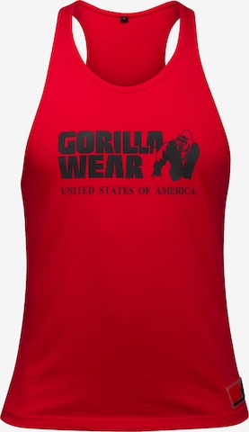 Gorilla Wear Funktionsshirt 'Classic ' in Rot: Vorderseite