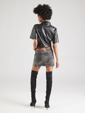 DIESEL - Falda 'DE-PRA' en gris