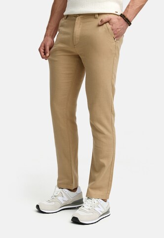 INDICODE JEANS Regular Broek in Beige