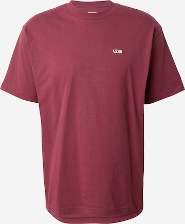 T-Shirt VANS en rouge : devant